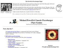 Tablet Screenshot of powell-pressburger.org